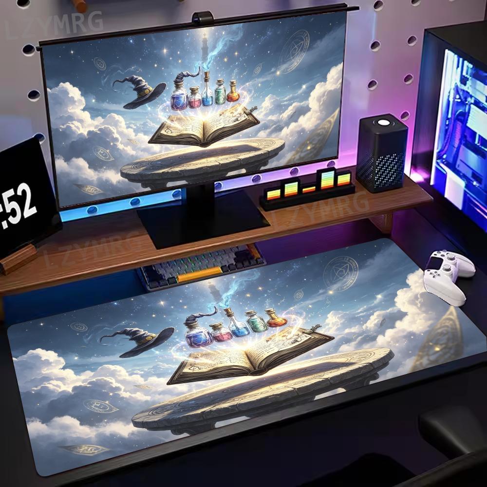 Laptop Open Accessories - Tapis de bureau Fantasy Sky Altar,
