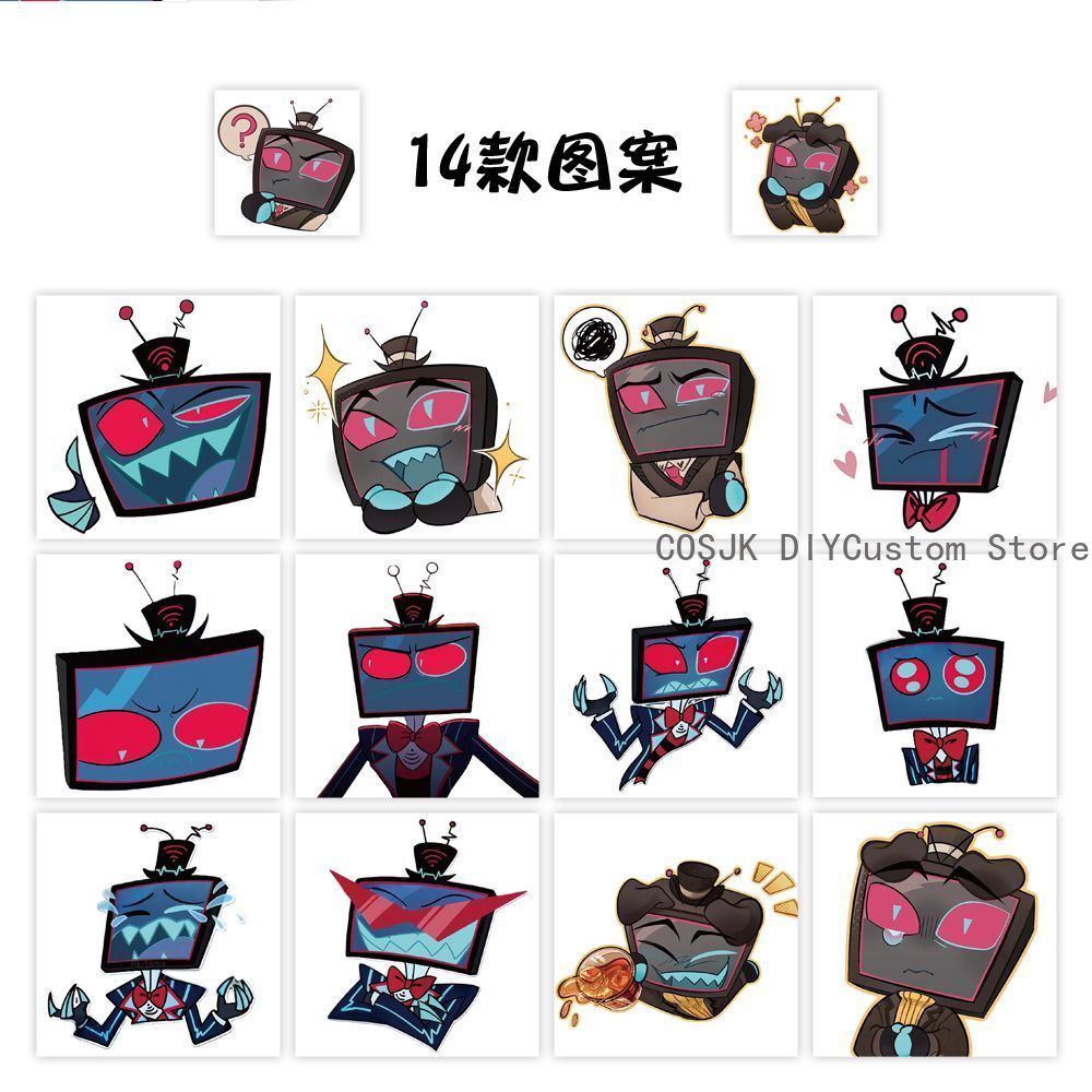 Laptop Accessories For Students - 500 autocollants/rouleau Anime Vox Q Version