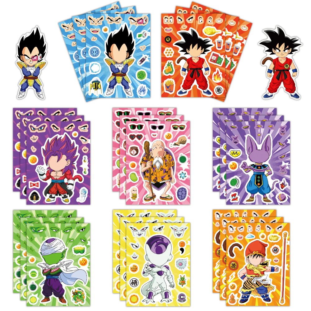 Laptop Accessories And Parts - 8/32 feuilles d'autocollants Anime Dragon Ball,
