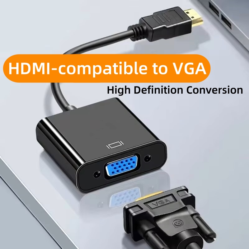 Hdmi Vga Adapter - Adaptateur HDMI vers VGA 1080P, câble