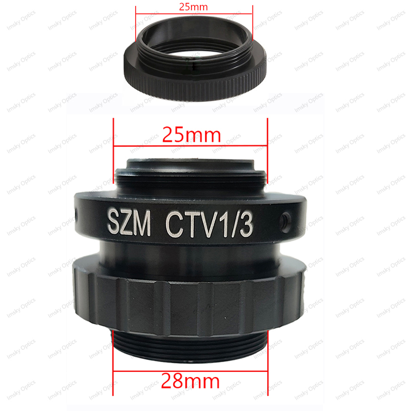 Hdmi Vga Adapter - Adaptateur SZMCTV 1/3X pour microscope stéréo