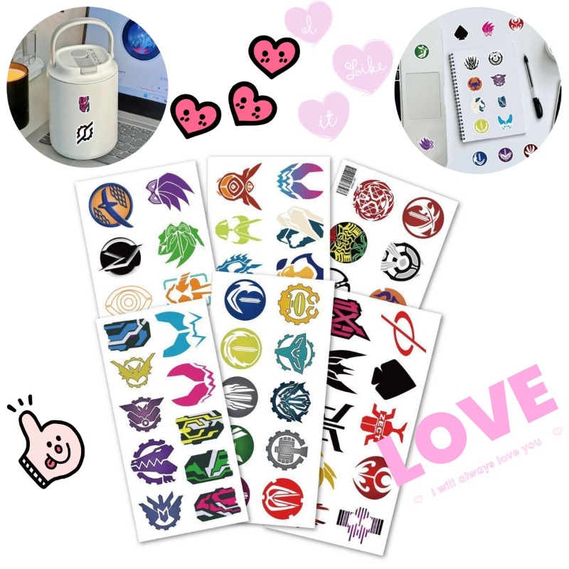 Laptop Accessories And Parts - 60 feuilles d'autocollants créatifs avec logo