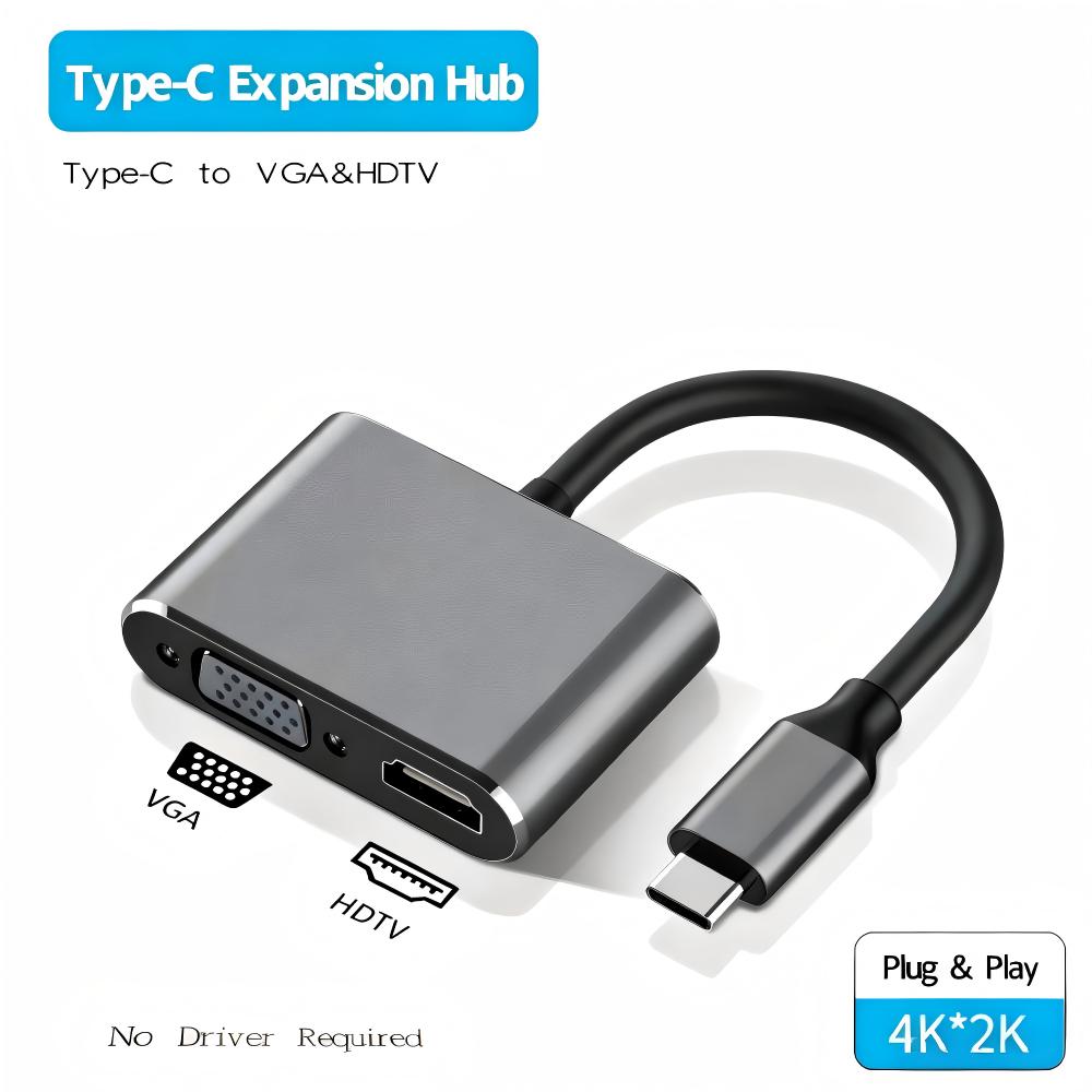 Adaptateur USB 3.0/TYPE-C vers - Hdmi Vga Adapter avis et prix