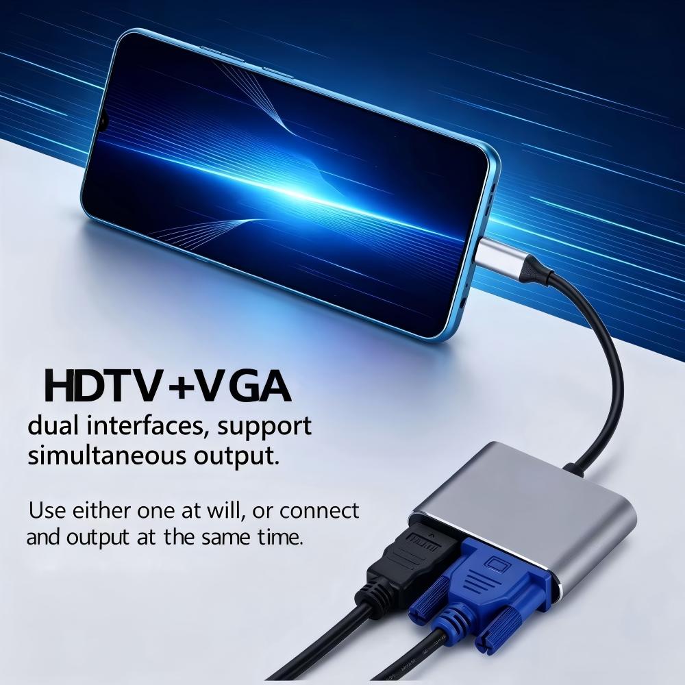 Adaptateur USB 3.0/TYPE-C vers - Hdmi Vga Adapter avis et prix