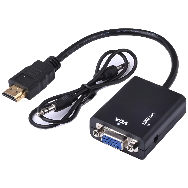 Convertisseur HDMI vers VGA av - Hdmi Vga Adapter avis et prix