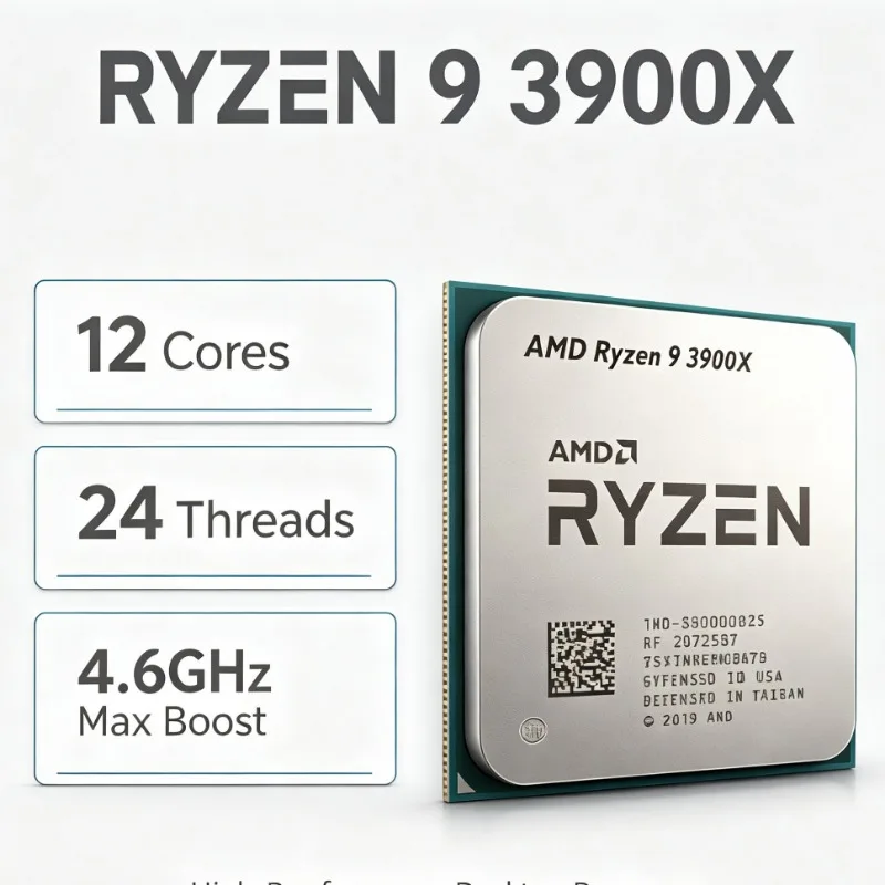 Processeur AMD Ryzen 9 3900X,  - Amd Cpu Ryzen 9 avis et prix