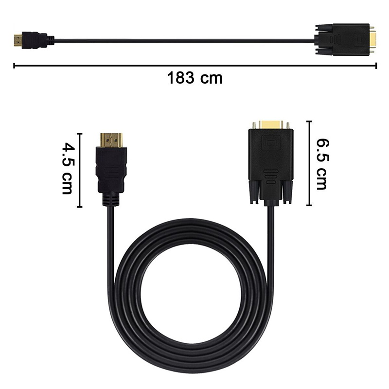 Convertisseur vidéo compatible - Hdmi Vga Adapter avis et prix