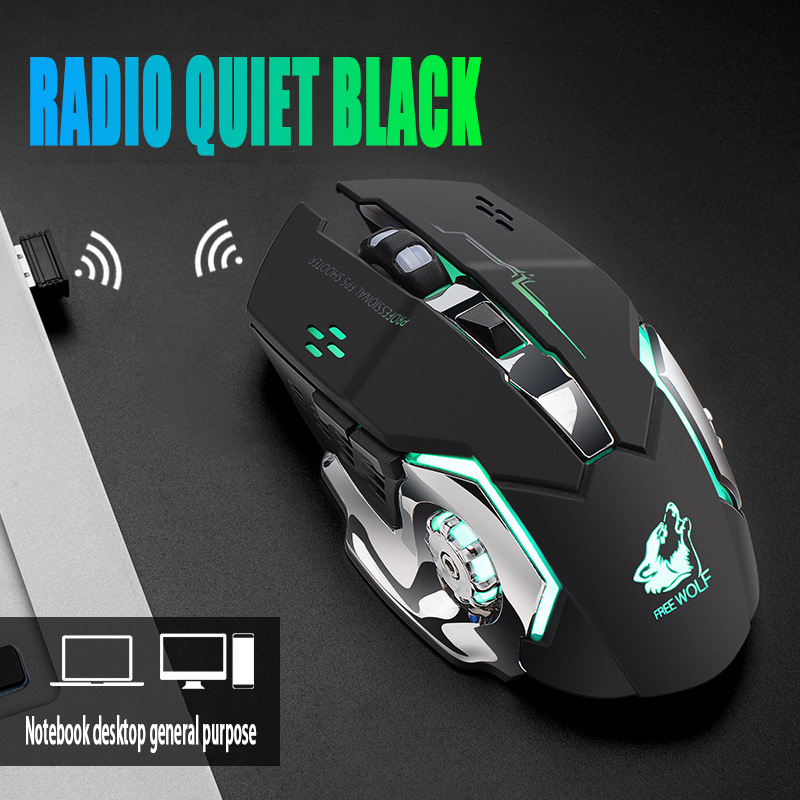 Free Wolf-Souris de jeu sans f - Laptop Electronics Accessories avis et prix