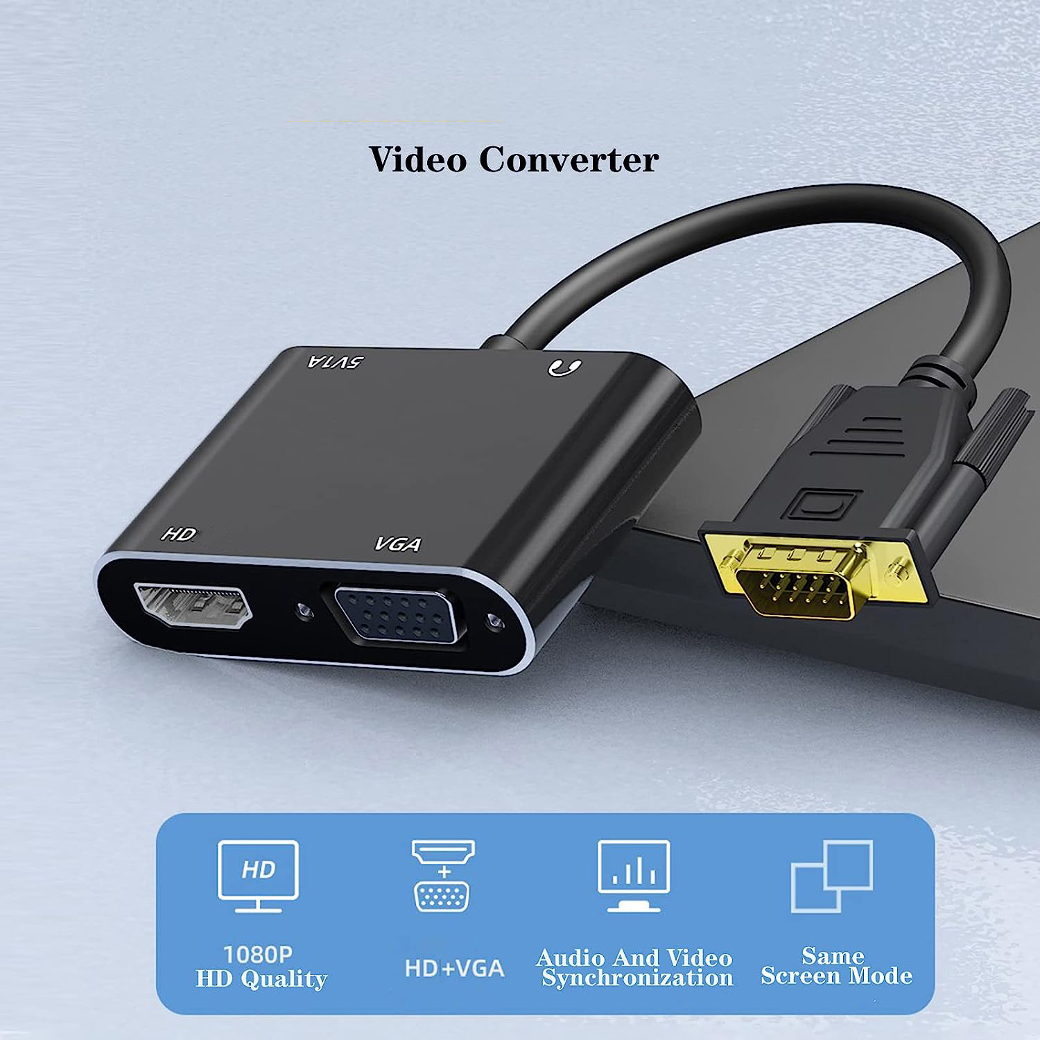 Adaptateur d'affichage compati - Hdmi Vga Adapter avis et prix